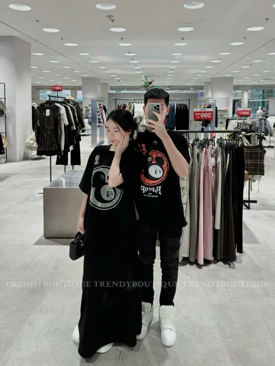 TRENDYBOUTIQUE- ÁO PHÔNG CHUỘT POP CHẤT COTTON 2 CHIỀU