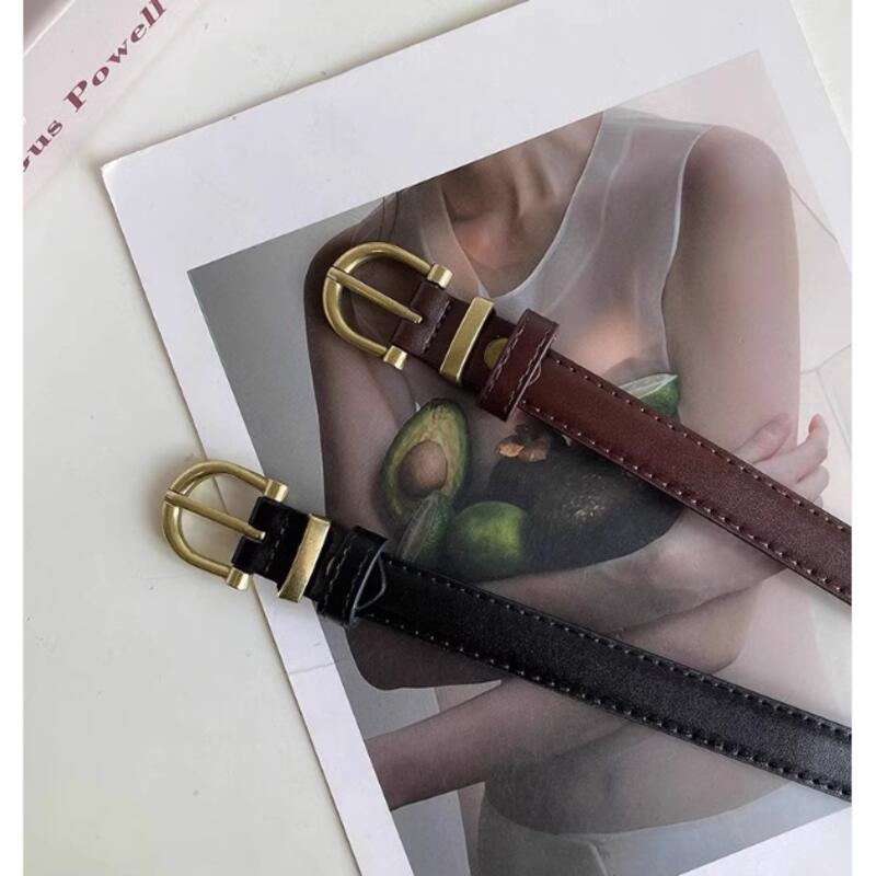 Product Introduction of Quần Jean Nữ, Thời Trang Và Dễ Phối Đồ Đồ Trang Trí Tinh Xảo, Màu Đen, Thắt Lưng Mới Hợp Xu hướng Thích Hợp Cho Phụ Nữ Túi Trống Du belt  man 9