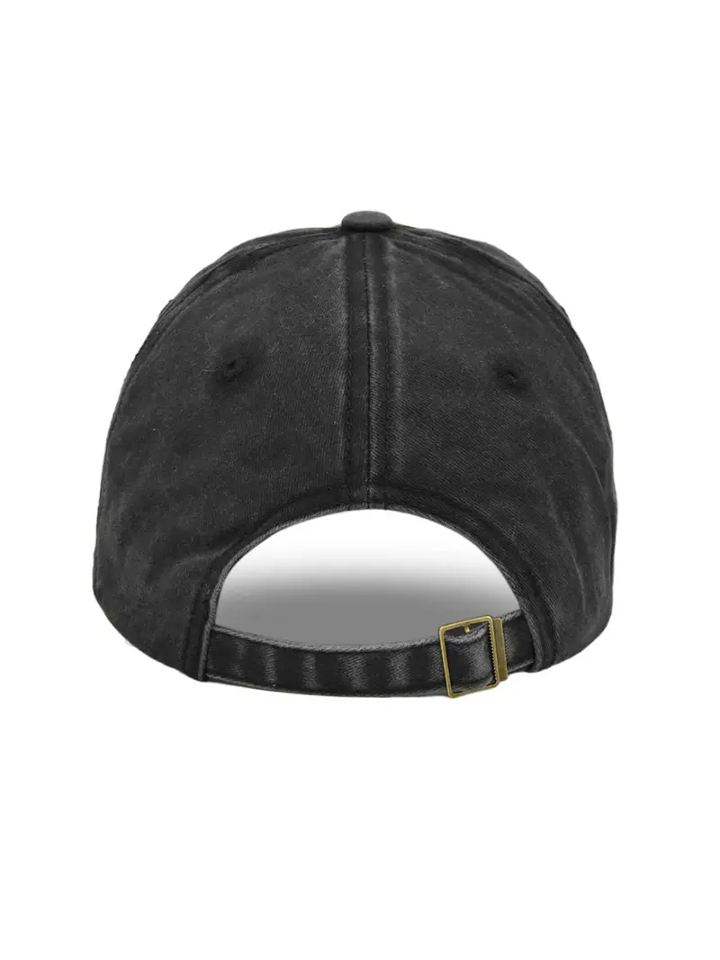 Product Introduction of Unisex Retro Distressed Embroidered Baseball Cap, Fashionable 3D Lettering Casual Style Duckbill Hat, for Hiking and Cycling, for Men and Women 4