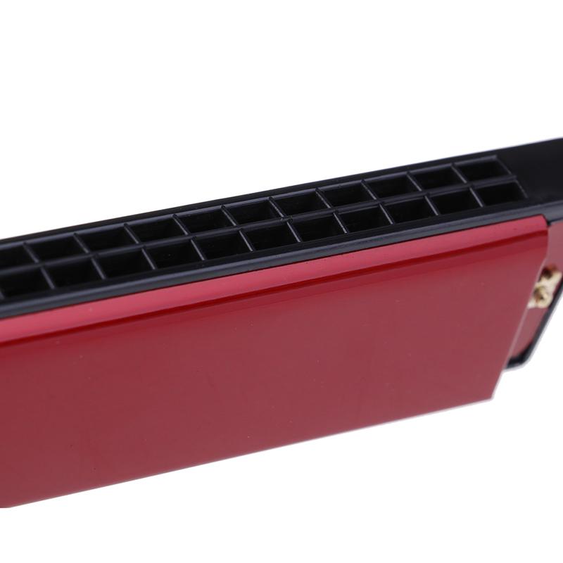 Product Introduction of [zfe]Professional 24 Hole harmonica key C mouth metal organ for beginners 12