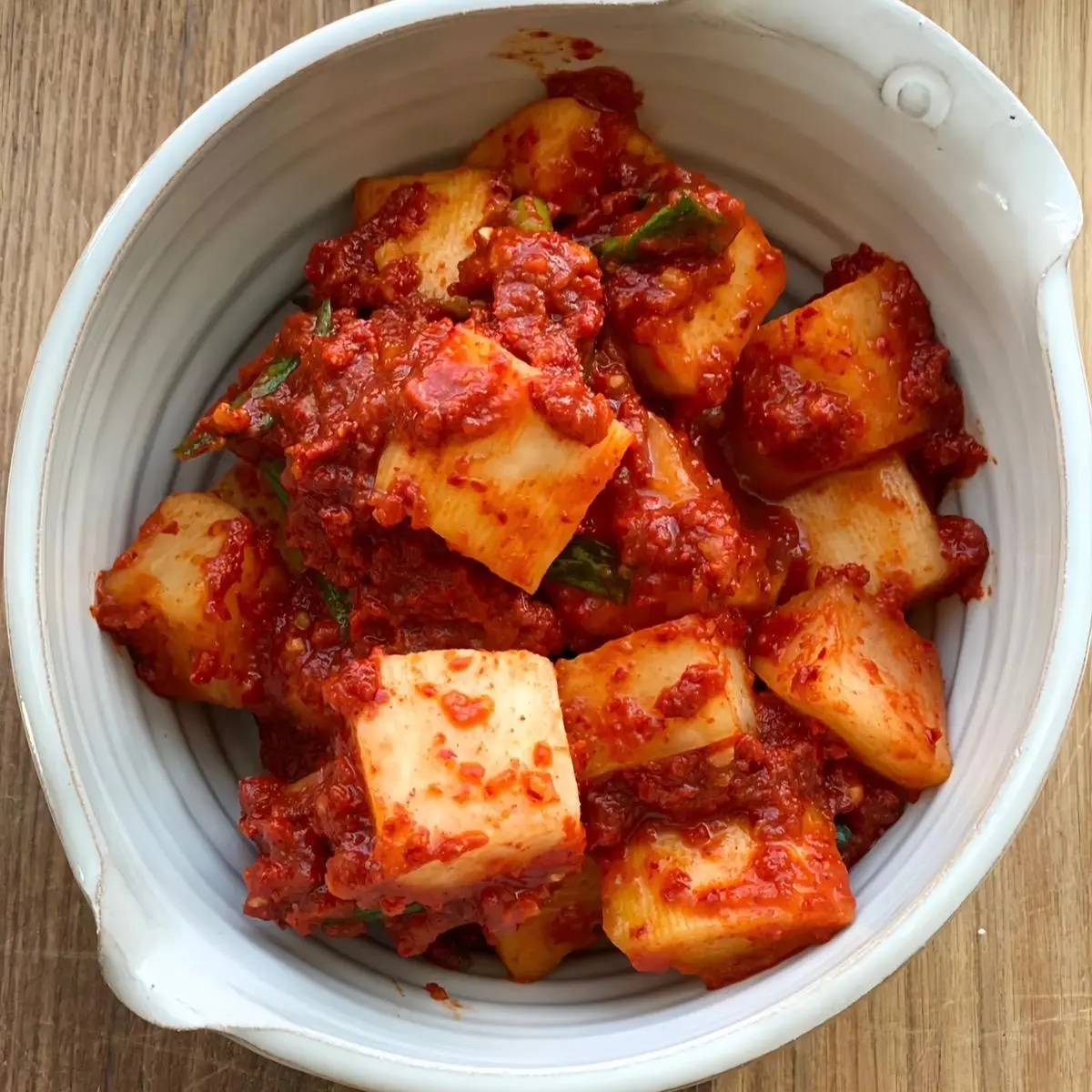 1KG Kim Chi Củ Cải - Giòn , Ngon chuẩn vị Hàn Quốc  / Food có hữu cơ