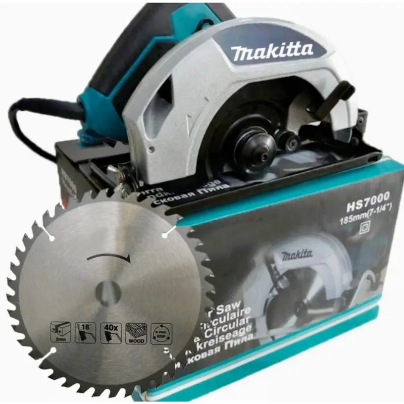 Máy Cắt Gỗ Cầm Tay 185mm Makita HS 7000 ( tặng kèm lưỡi cưa gỗ theo máy ) 0