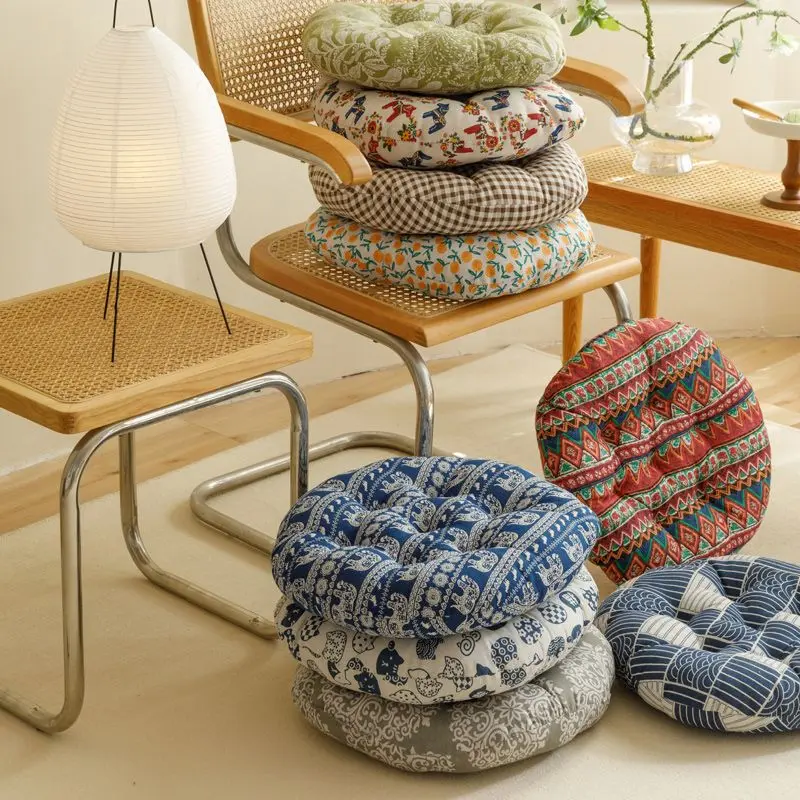Đệm Lớn, Ghế Sofa Futon, Phong Cách Nhật Bản, Thảm Trải Sàn Tatami, Có Thể Ngồi Chắc Chắn, Chất Liệu Bông Và Vải Lanh Dày Dặn