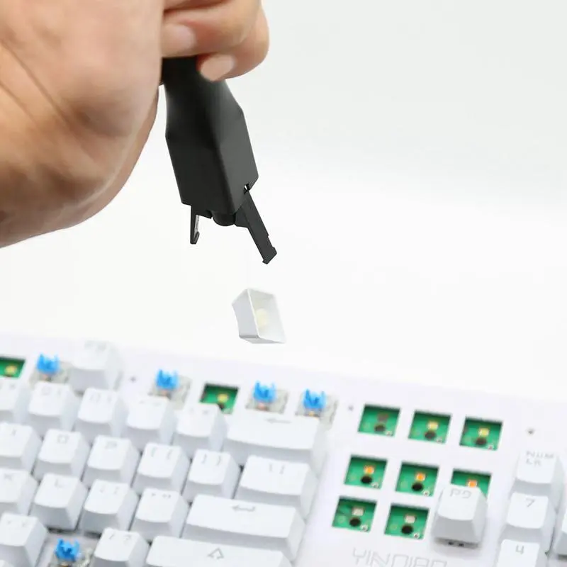Mechanical Keyboard Key Cap Remover, Universal Portable Key Cap Puller, Multifunctional Key Cap Remover Tool for Laptop & Desktop Computer 4