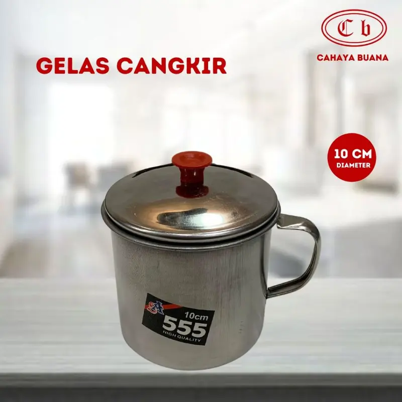 MUG CANGKIR STAINLEES STELL DENGAN TUTUP 4
