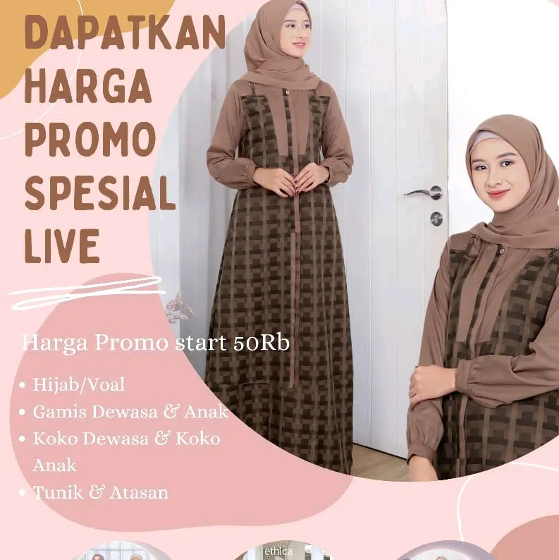 HABISIN STOK GAMIS DEWASA/KOKO DEWASA/GAMIS ANAK SPESIAL LIVE HARGA 60K - 185K