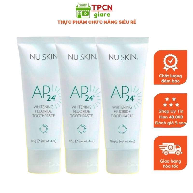 ￼Kem đánh răng trắng sáng AP24 Nuskin Whitening Flouride Toothpast (tem Tiếng Việt) kem  đánh