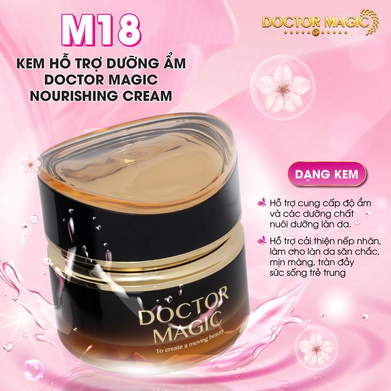 M18 - Kem Hỗ Trợ Dưỡng Ẩm Doctor Magic - Nourishing Cream - 50g - Dưỡng Ẩm Da