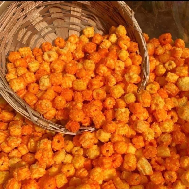 500gr bim snack nui chiên giòn đóng túi zip không có