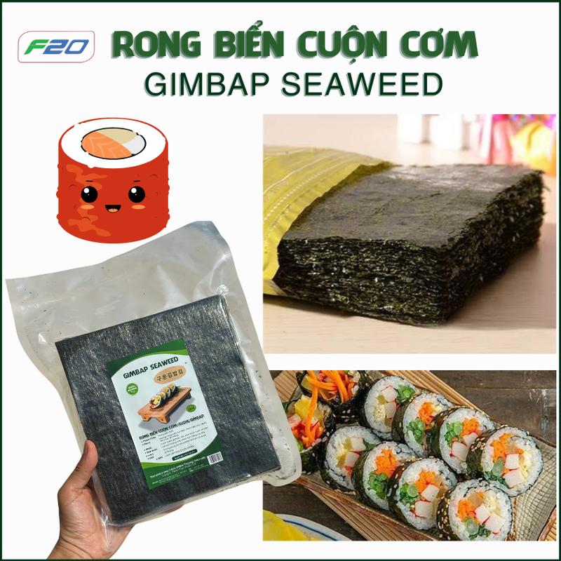 COMBO 2 GÓI Rong Biển Cuộn Cơm GIMBAP SEAWEED – Rong Biển Cuộn Sushi Loại 10 lá gói