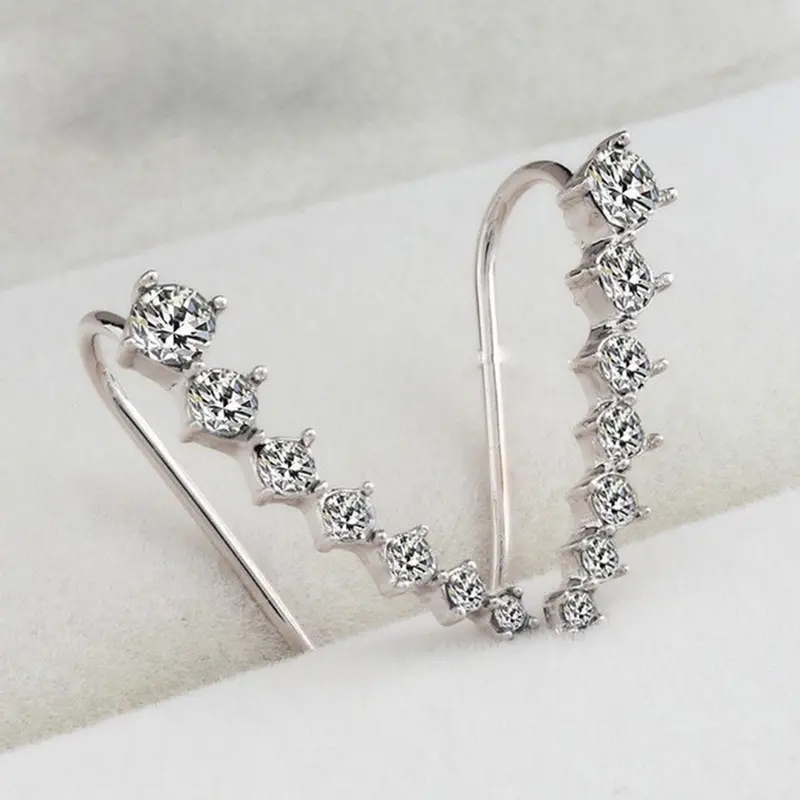 TC Anting Garis FA07 Comet Berlian Fashion Wanita Korea Aksesoris Murah A060 4