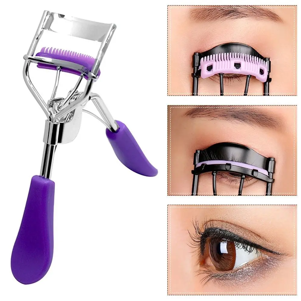 Clip on Big Eyelash Curler with Comb