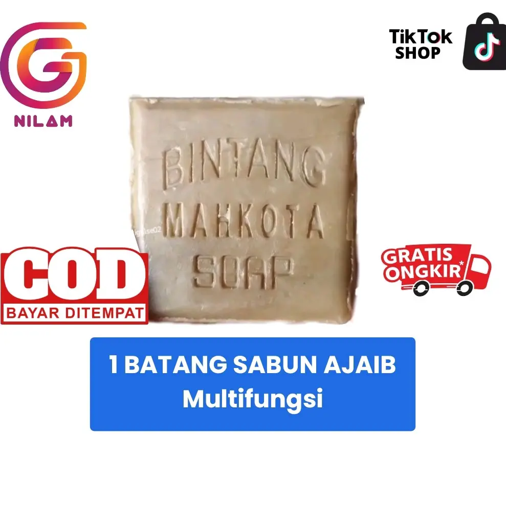 Sabun Bintang Mahkota isi 1pcs - sabun batangan sabun viral 1 batang