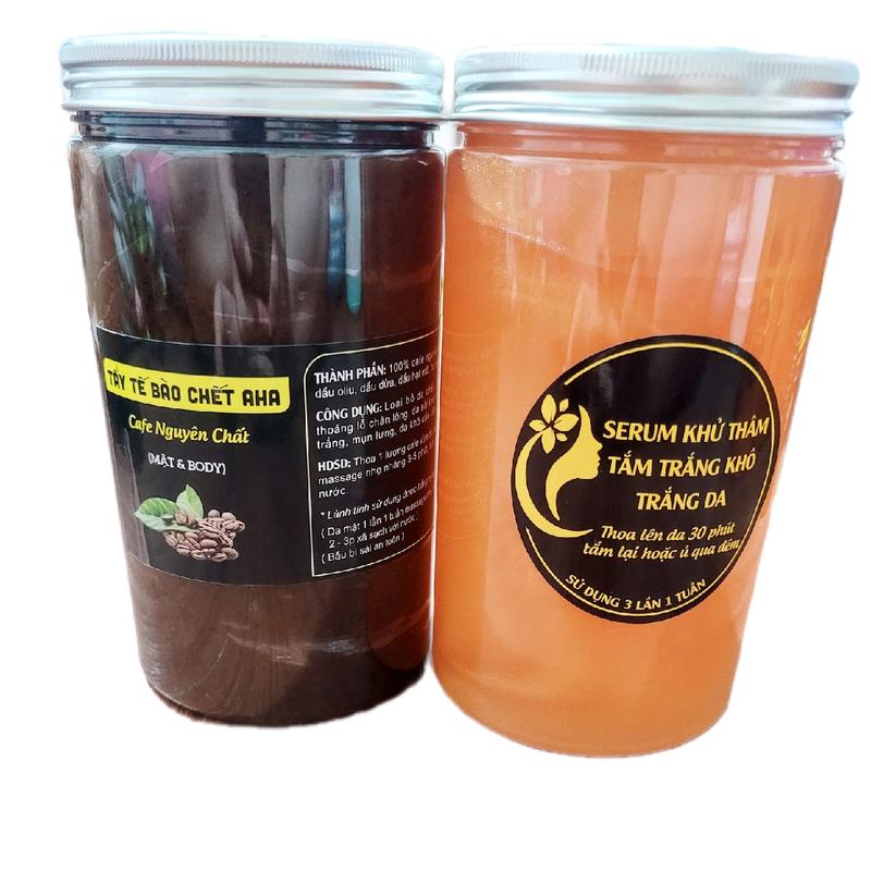 combo 2kg ( sr tắm trắng khô + Tẩy tế bào cf Aha