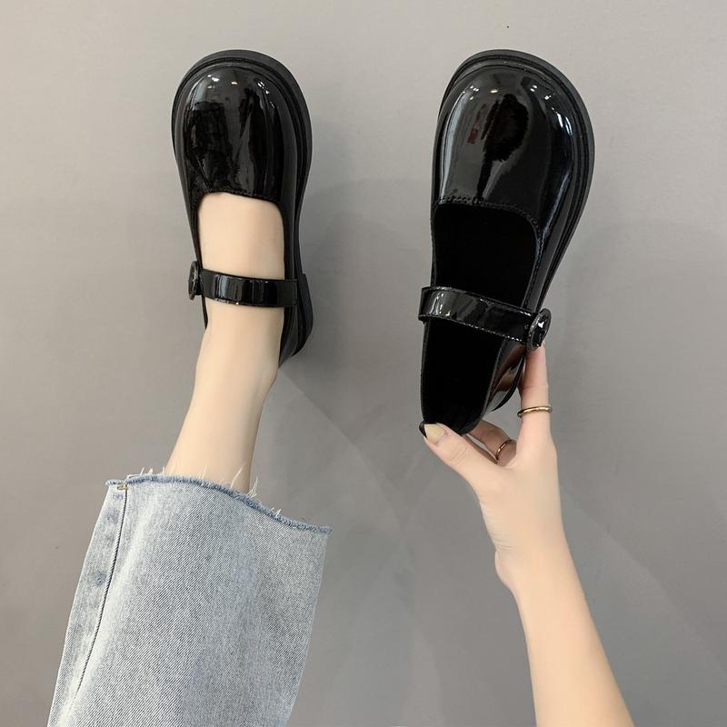 Giày Lolita Đế Cao 5cm Giày Vintage Nữ Phong Cách Ulzzang Hàn Quốc Hottrend 2022(Giày Lolita Nữ) LB01-Molita 9