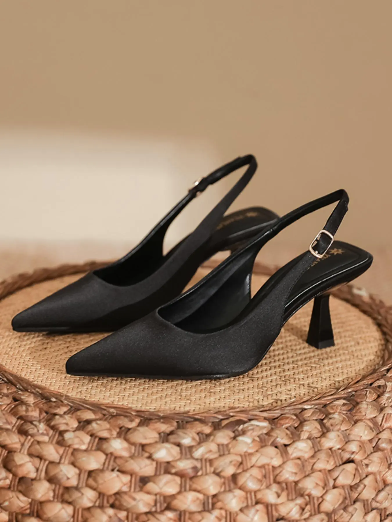 Women's Solid Color Heels, Elegant Pointed Toe High Heels for Party, Daily Clothing Decor, Fashionable Shoes for Women & Girls, Footwear