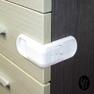 [COD] Kunci Klip Laci Lemari Safety Ribbon Lock Kids Drawer Cabinet Door Pengunci Meja Laci Locking Pengaman Garansi 1 Tahun
