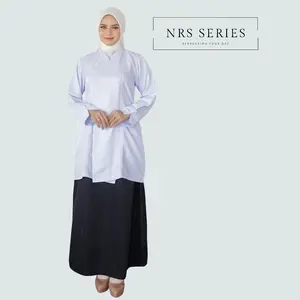 NRS Series - Baju PDH Putih Seragam Dinas PNS Tunik Setelan