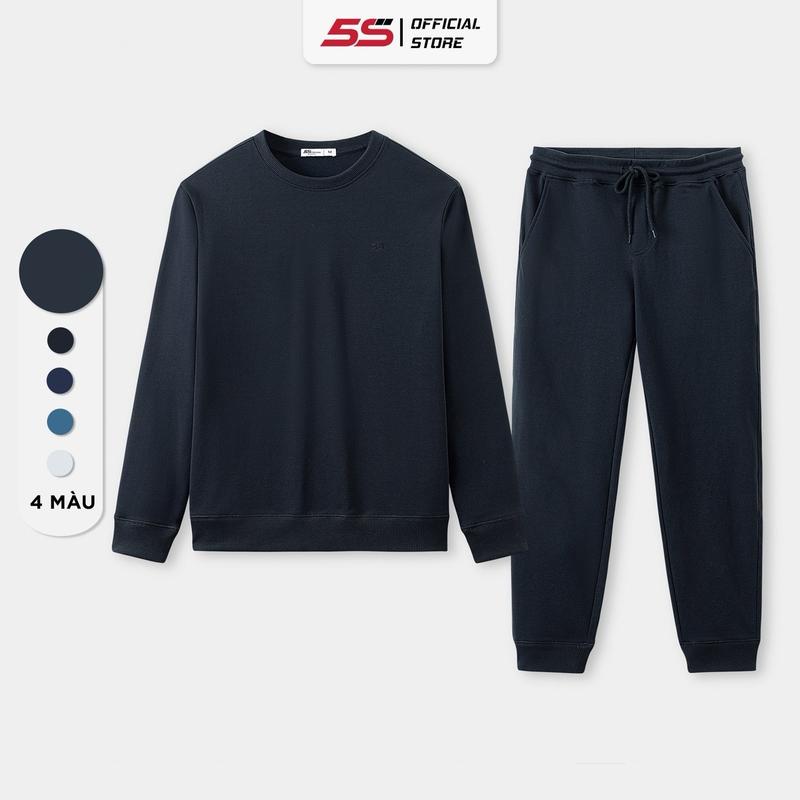 BỘ Nỉ Nam , Sét Quần Áo Tay Dài Mùa Đông Kiểu Dáng Thể Thao , Chất Nỉ Cotton Mềm Mịn , Thoải Mái Chạy Bộ Tập Gym Top Đồng Sport bộ nỉ lót lông