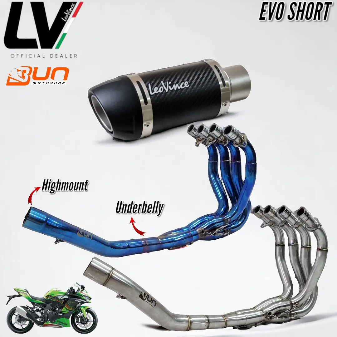 Leovince GP CORSA EVO SHORT Original Fullsystem Kawasaki ZX25R ZX25RR ZX4RR