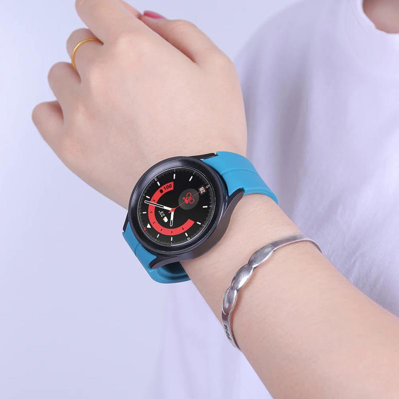 Product Introduction of Popular Magnetic silicone straps for Samsung Galaxy Watch 6 Classic 43mm 47mm silicone watch band for 5 pro 45mm watch 4 6