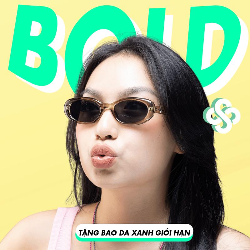 Best Seller Kính mát B.O.L.D Mắt Kính Nữ oval nhỏ Soho Studio hợp mặt tròn nhỏ-vừa