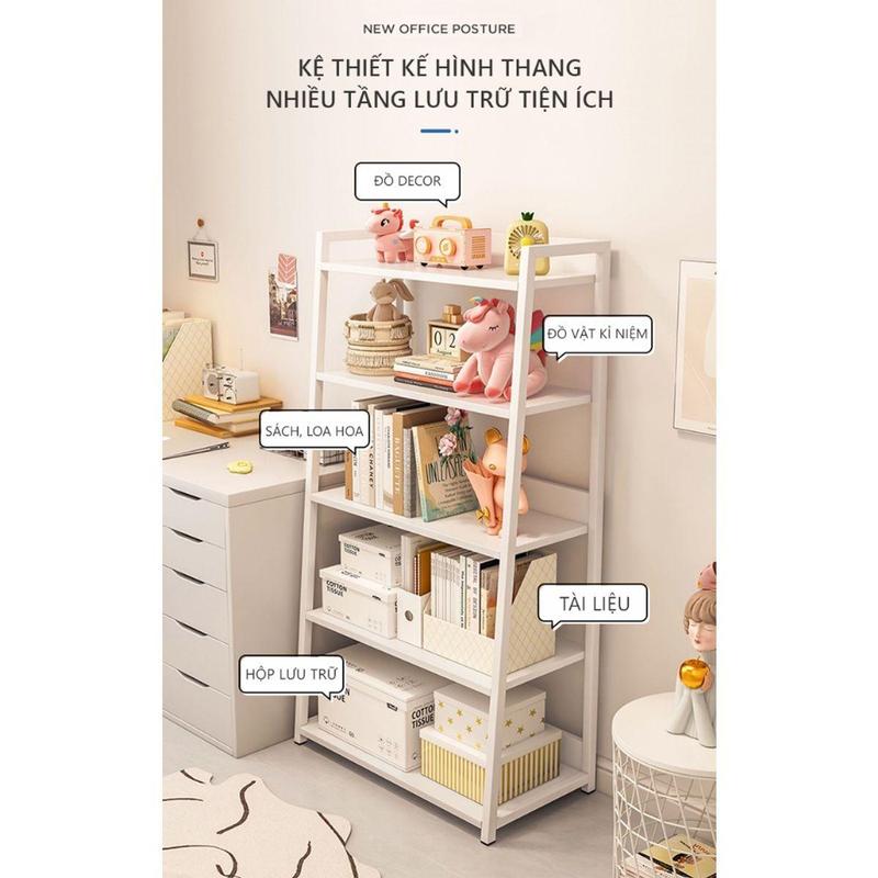 Kệ Sách Gỗ Đa Năng Trang Trí Decor Phòng Làm Việc Phong Cách Hiện Đại - GM06  - ᶖgA 2