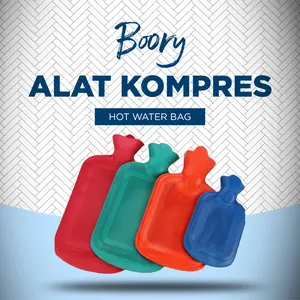 Alat Kompres - Hot Water Bottle Bag Warm Relaxing Heat Cold Therapy