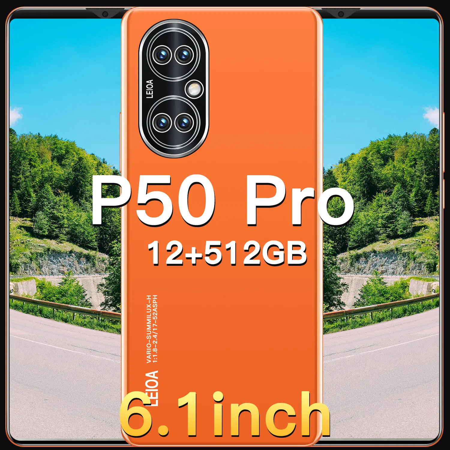 New p50pro new smartphone 16 + 1TB smartphone