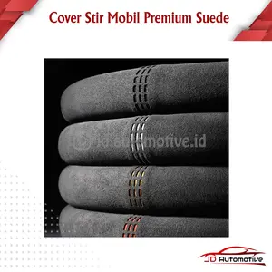 Cover Sarung Setir Stir Mobil Suede Bahan Premium