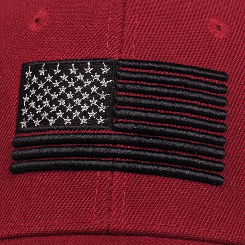 Product Introduction of USA Flag Embroidery Baseball Cap Solid Color Vintage Sun Hat Adjustable Lightweight Dad Hats For Women Men 28