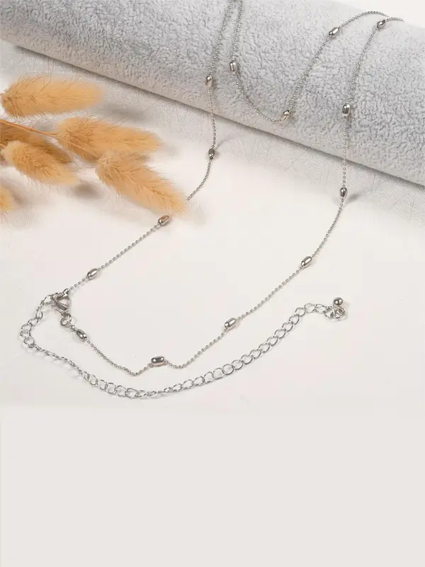 Women's Elegant Beaded Waist Chain, Fashion Minimalist Waist Chain for Party & Daily Decor, Trendy All-match  Exquisite Jewelry for Birthday Gift 5