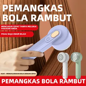 Pemangkas Bola Rambut & Pakaian Kecil, USB Pengisian Daya Cepat, Anti-Statik, Ideal untuk Penghilang Bulu Halus & Perawatan Pakaian di Pergi-Pergi