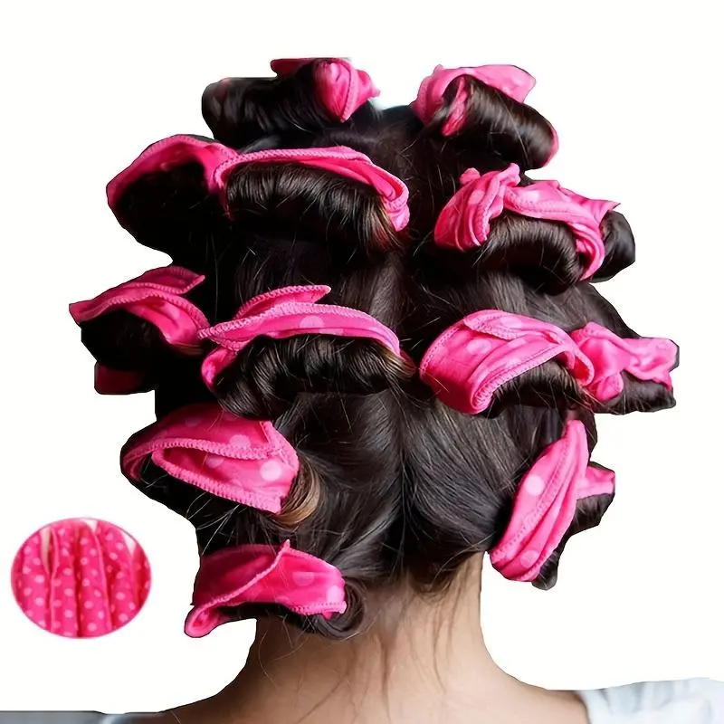 Flexible Soft Heatless Hair Curler, 10pcs/set Sleeping Hair Curler, Natural Curl and Wave Sleeping Diy Sponge Hair Styling Tool, Hair Styling Tools, Styler