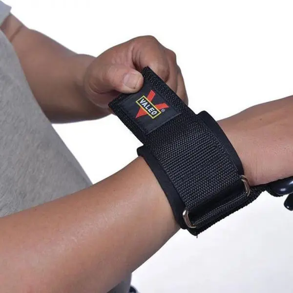 Găng Cuốn Cổ Tay Có Móc Nâng Tạ Weight Lifting Hook Valeo (Loại Có Lớp Đệm) 3