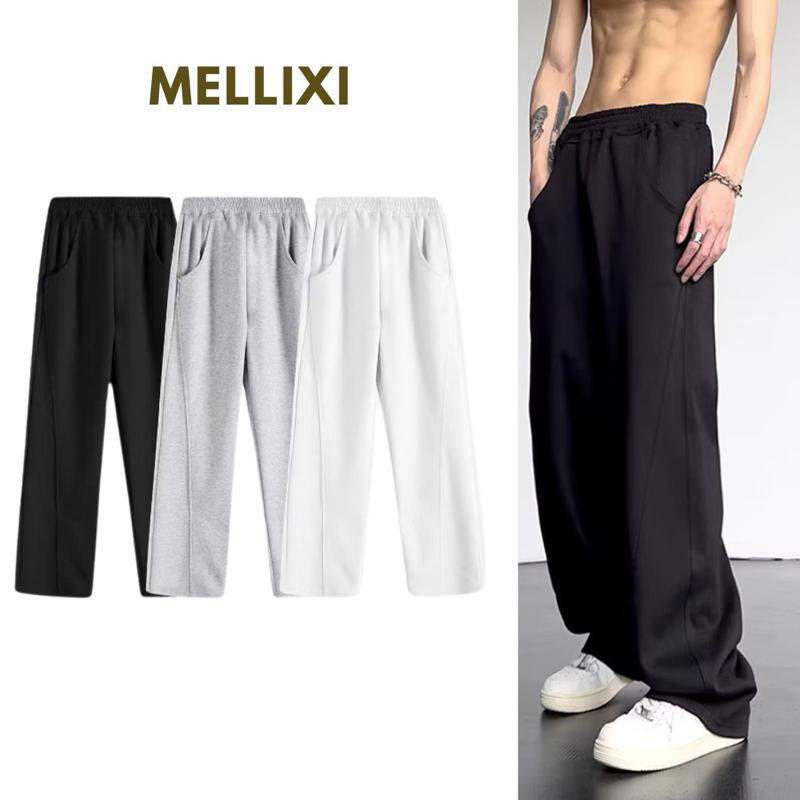  "MELLIXI" Quần Dài Form Rộng MELLXI Track Pants Unisex Nam Nữ Local Brand Đứng Form Co Giãn Tốt Menswear Ong 