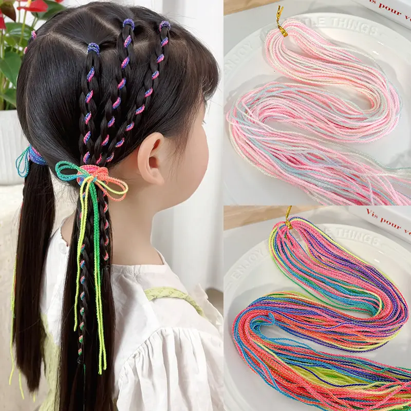 B010 Dây Buộc Tóc Nhiều Màu Sắc Cho Bé Gái