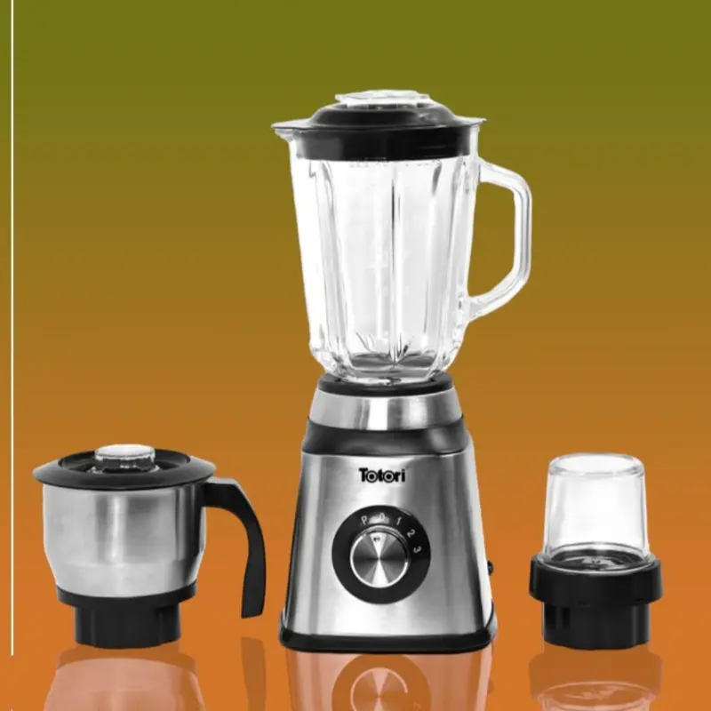 Máy Xay Đa Năng 3 Cối BL345 TOTORI Thủy Tinh Inox 0