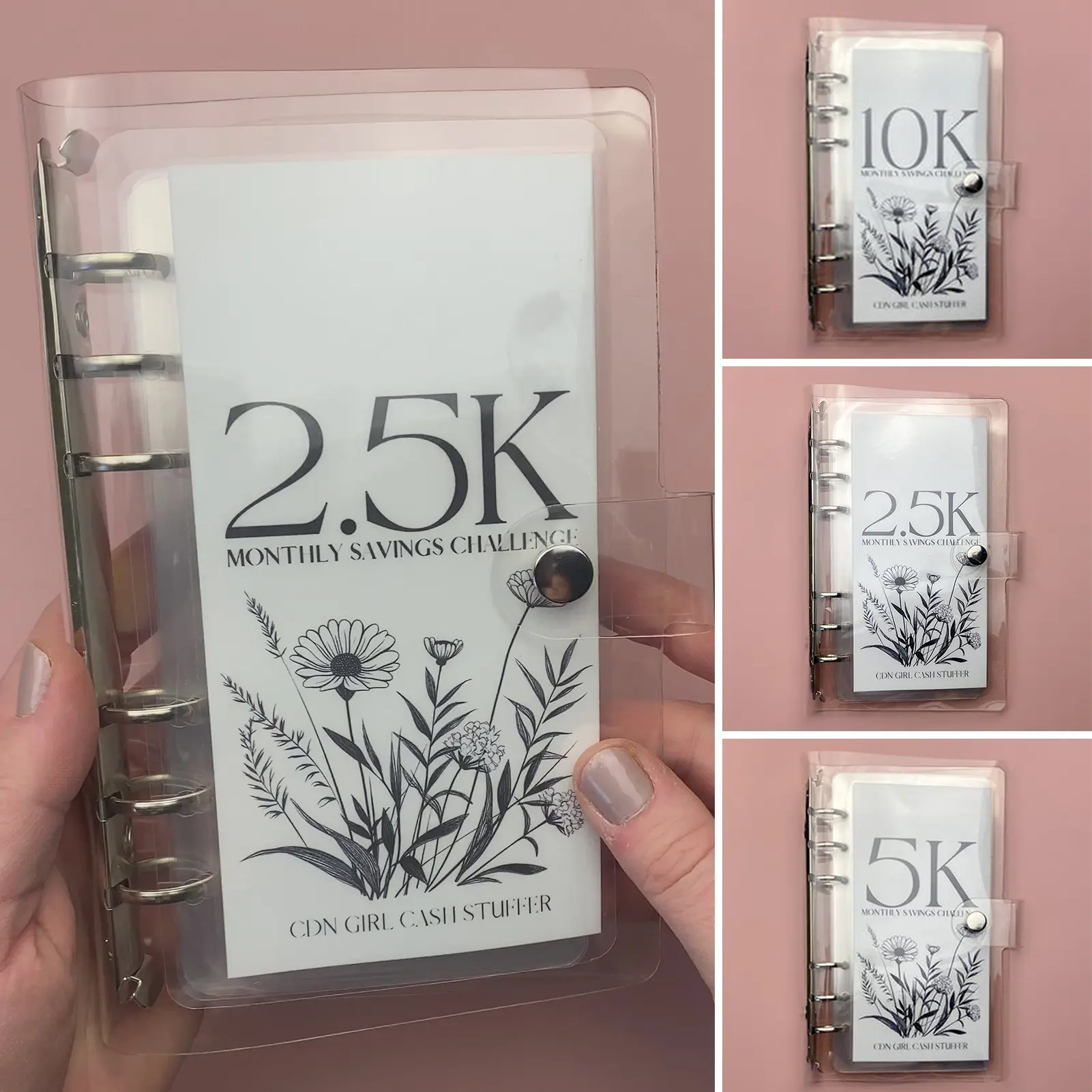 Ultimate Savings Binder Envelopes Budgeting Buckle Closing Stress-Free Expense Tracking Savings Challenge 10K Bindersavings Chall