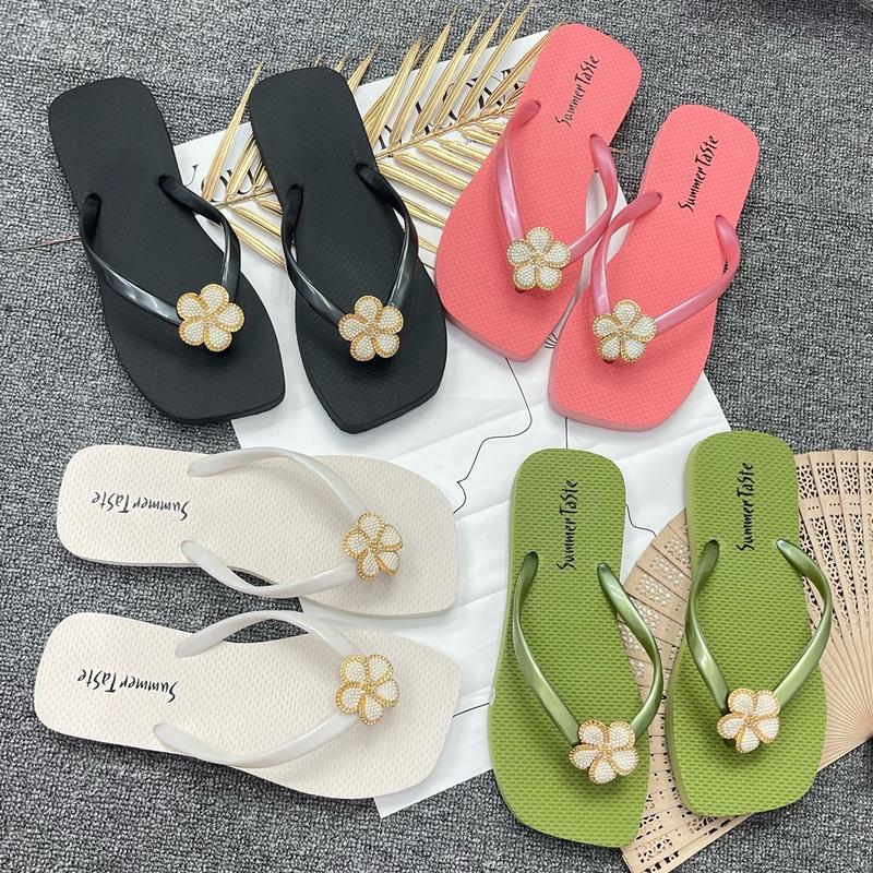 [2 ĐÔI 99 K] SanSan Dép Kẹp HOA SỨ 4 Màu Xinh, Dép Xỏ Ngón Êm Chân DéP Nữ GiàY