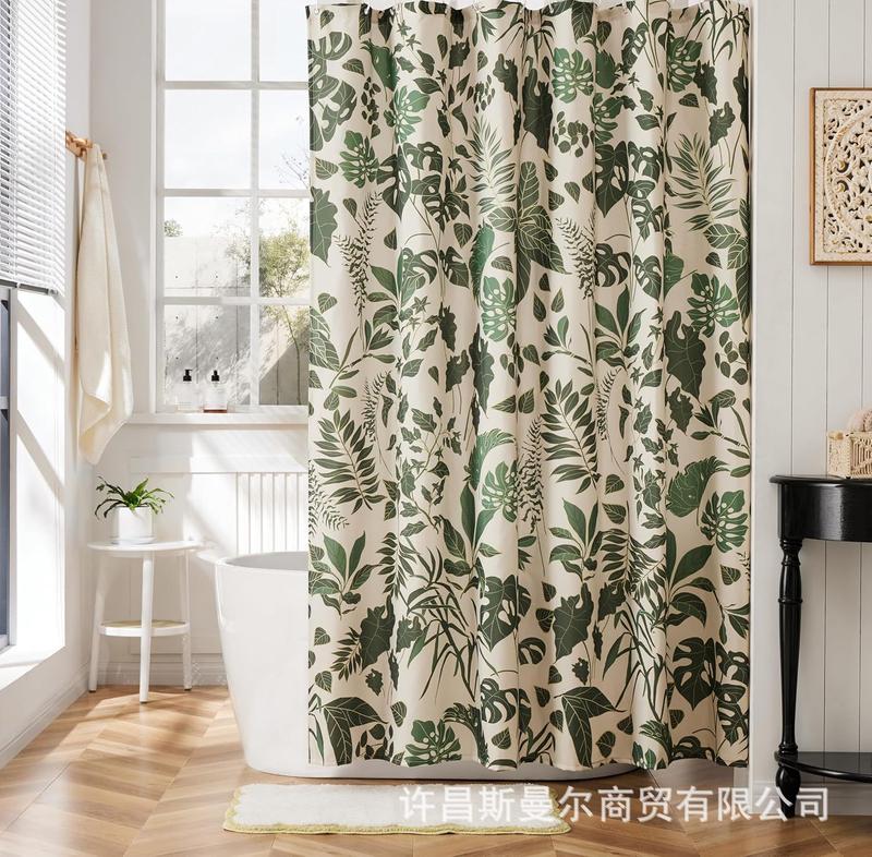 Product Introduction of ม่านอาบน้ำพิมพ์ลาย วัสดุโพลีเอสเตอร์ กันน้ำและกันเชื้อรา เหมาะสำหรับห้องน้ำ สไตล์โบโฮ ขายดี มาใหม่ เหมาะสำหรับการค้าต่างประเทศ 6
