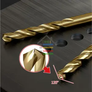 MATA BOR HSS COBALT M35 UNTUK BOR BESI PLAT BAJA TEBAL STAINLESS 1 - 13MM