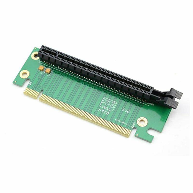 PCI-E PCI Express 16X 90 Degree Adapter Riser Card for 2U Computer ...