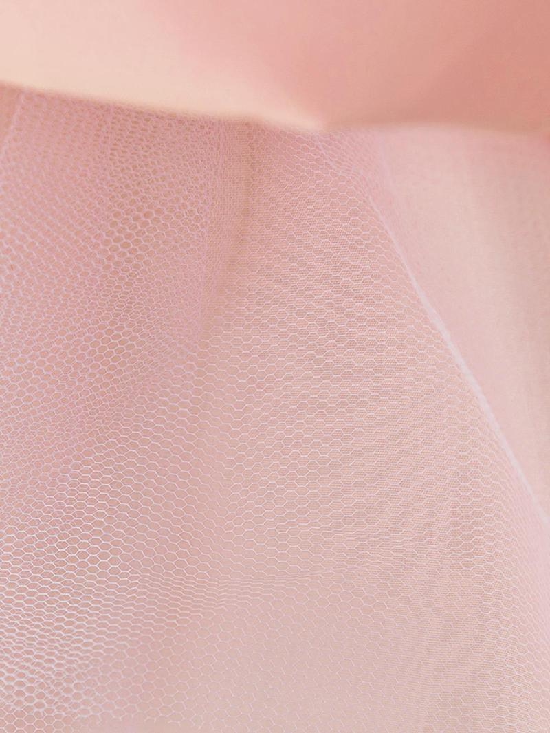 Product Introduction of Girl's Floral Embroidery Contrast Sequin Faux Pearls Zipper Back Fit and Flare Party Dress, Elegant Contrast Mesh Maxi Tutu Dress for Party Performance Wedding Guest, Kids Clothes for All Seasons 9