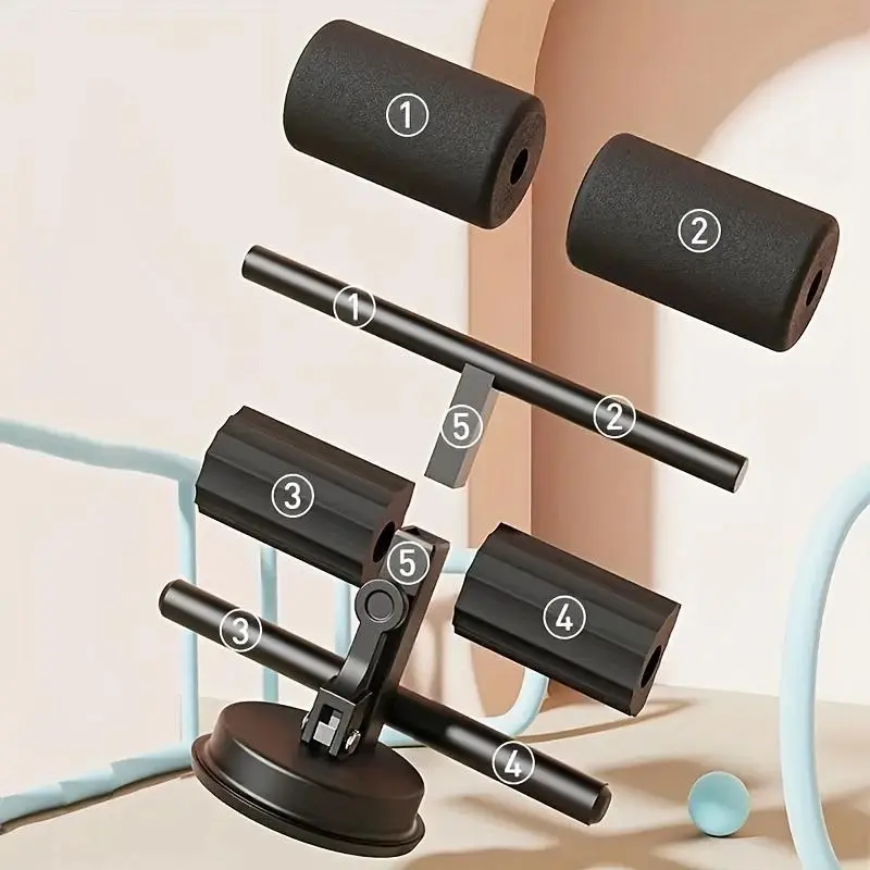 Sit-Up Assistant, Suction Cup Core Trainer, Durable Iron Core Trainer, Ideal for All Fitness Levels, Home & Office Fitness Equipment 3