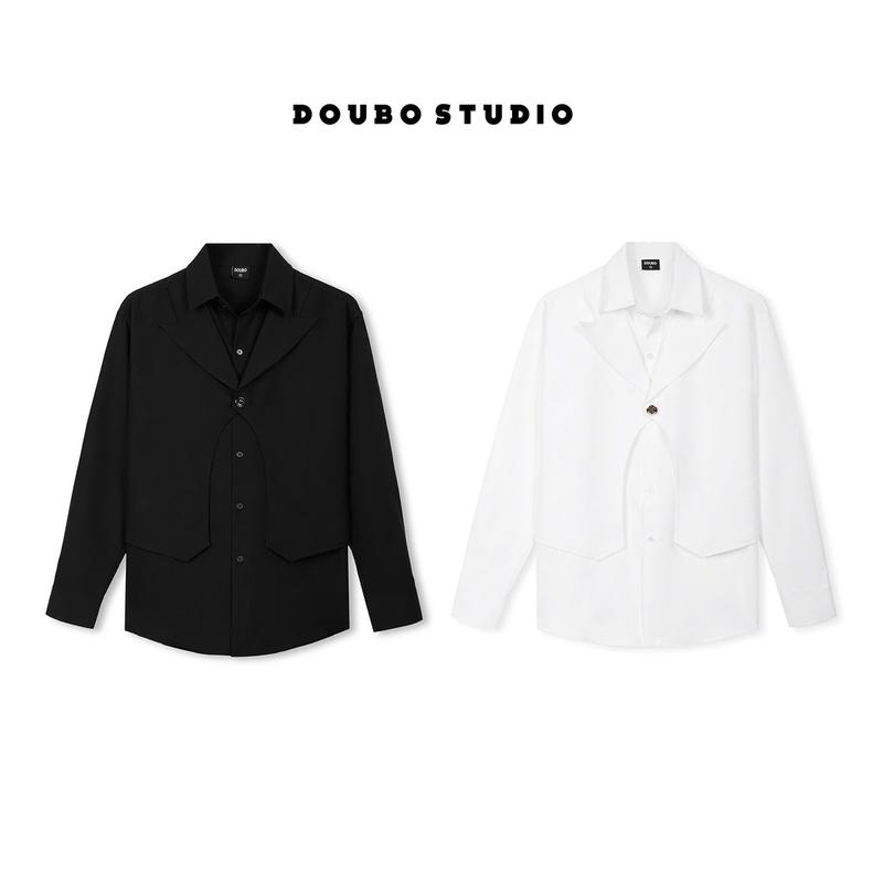 Áo sơ mi hoàng gia Doubo studio, form suông phong cách hàn quốc Nam Menswear