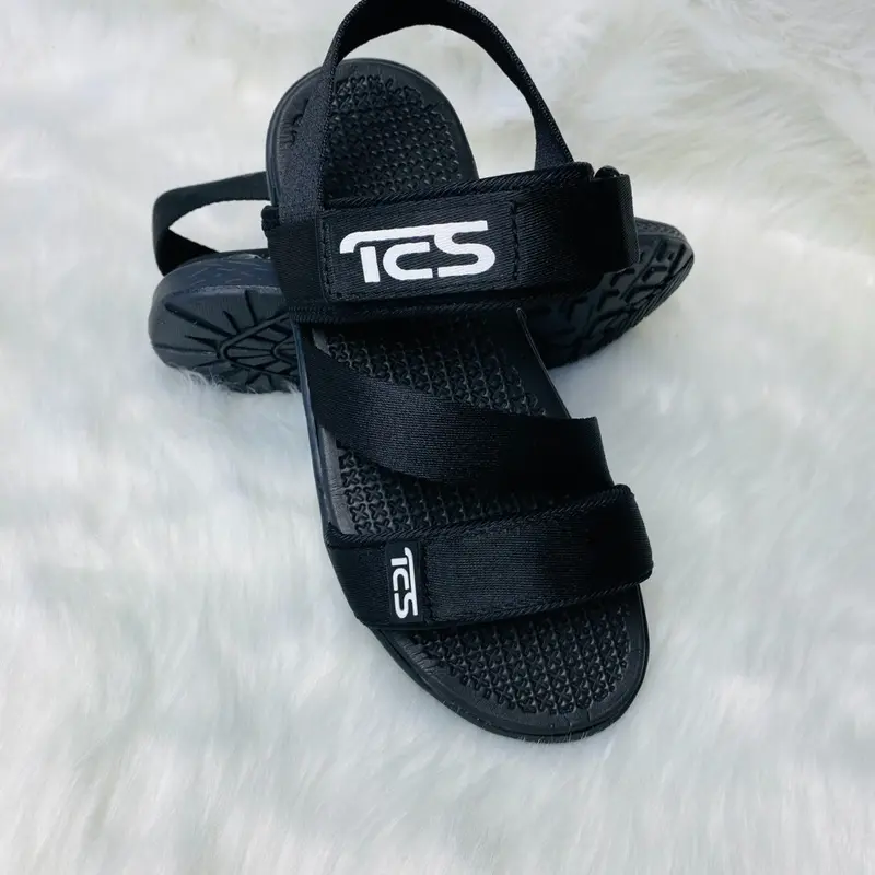 Dép Sandal TCS Hàng Xưởng Nam Nữ Chống Trượt Đế Cao Su Nhân Tạo - DéP, Đế Bằng 4