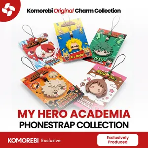 Phone Strap My Hero Academia BNHA Deku Bakugou Todoroki All Might Uraraka Gantungan HP Anime (132)