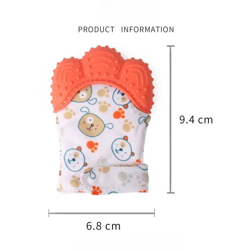 Product Introduction of Cartoon Printed Teether Mittens Chewing Gloves for Children & Babies Teethers Anti Eating Hand Teething Toys Baby Stuff 11