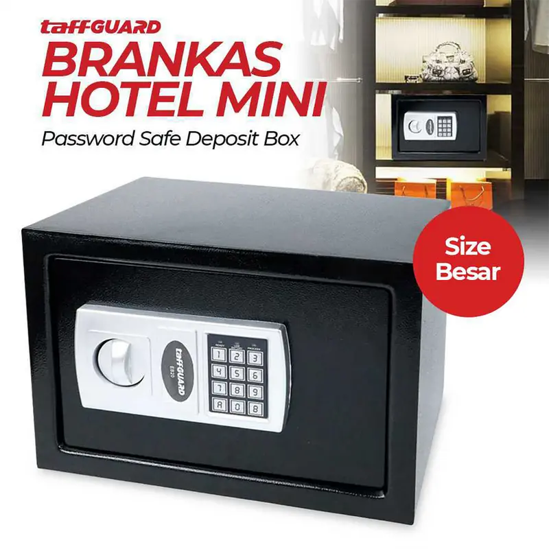 Brankas Mini Electric Password Safe Deposit Box - EB20 0